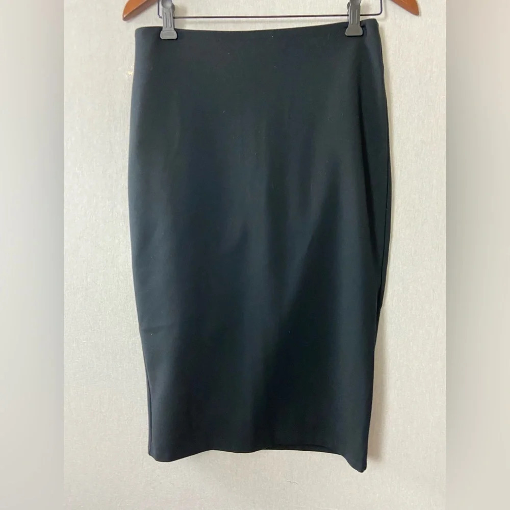 Lauren Ralph Lauren high waisted classic black pencil midi skirt Size S